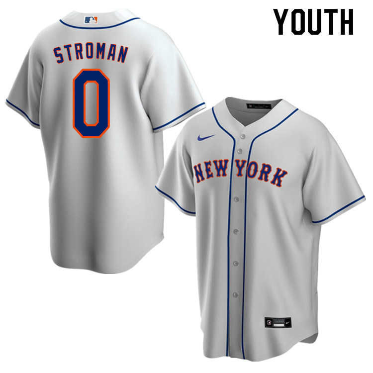 Nike Youth #0 Marcus Stroman New York Mets Baseball Jerseys Sale-Gray